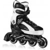 Spokey ORI Kolečkové brusle, černo-bílé, ABEC9 Carbon, vel. 37-40