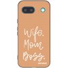 Picasee silikonový černý obal pro Google Pixel 8 - Boss Mama Picasee silikonový černý obal pro Google Pixel 8 - Boss Mama