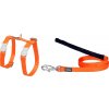 Nylonový postroj s vodítkom pre mačky RED DINGO oranžový Nylonový postroj s vodítkom pre mačky RED DINGO oranžový