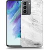 Picasee ULTIMATE CASE pro Samsung Galaxy S21 FE 5G - White marble Picasee ULTIMATE CASE pro Samsung Galaxy S21 FE 5G - White marble