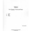 Trio pre husle klarinet a klavír od Paul Schoenfield