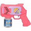 Toybit Automatická pištoľ na bubliny ružová s náplňou Toybit Automatická pištoľ na bubliny ružová s náplňou