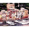 ZUTY Maľovanie podľa čísel - MESTO A LODE, TALIANSKO (TED DAVIS) Rámovanie: vypnuté plátno na rám, Rozmer: 40x50 cm ZUTY Maľovanie podľa čísel - MESTO A LODE, TALIANSKO (TED DAVIS) Rámovanie: vypnuté plátno na rám, Rozmer: 40x50 cm
