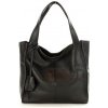 Genuine Leather MARCO MAZZINI Čierna kožená shopper kabelka Portofino Max Farba: Čierna Genuine Leather MARCO MAZZINI Čierna kožená shopper kabelka Portofino Max Farba: Čierna