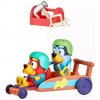Sada figúrok Gokart motokára Bluey a Rusty Sada figúrok Gokart motokára Bluey a Rusty