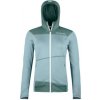 Ortovox Fleece Light Hoody W glacier grey S; Šedá bunda Ortovox Fleece Light Hoody W glacier grey S; Šedá bunda