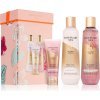 Sanctuary Spa Lily & Rose sprchový gél 250 ml + telové mlieko 250 ml + peeling s vyhladzujúcim efektom 50 ml