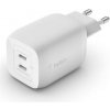 Belkin 65W dual napájecí adaptér bílý WCH013vfWH Belkin 65W dual napájecí adaptér bílý WCH013vfWH