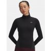 Dámske tričko Under Armour UA Vanish Seamless 1/4 Zip-BLK Čierna XL Dámske tričko Under Armour UA Vanish Seamless 1/4 Zip-BLK Čierna XL