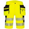 Portwest DX446 DX4 Hi Vis Reflexné krátke nohavice žltá žltá čierna žltá čierna