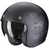 SCORPION prilba BELFAST EVO Pique matt black/silver - XS SCORPION prilba BELFAST EVO Pique matt black/silver - XS