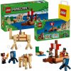 LEGO Minecraft 21259 Plavba pirátskou loďou, chobotnica, ťava, 2x pirát LEGO Minecraft 21259 Plavba pirátskou loďou, chobotnica, ťava, 2x pirát