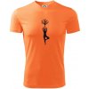 Yoga strom - Pánske tričko Fantasy športové - S ( Neon mandarine ) Yoga strom - Pánske tričko Fantasy športové - S ( Neon mandarine )