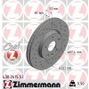 Brzdový kotúč ZIMMERMANN 430.2615.52 Brzdový kotúč ZIMMERMANN 430.2615.52