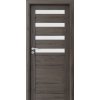 PORTA Doors SET Rámové dvere VERTE HOME D.4 so sklom, 3D fólia Dub tmavý + zárubeň PD-VER-D4_DUBTMAVY PORTA Doors SET Rámové dvere VERTE HOME D.4 so sklom, 3D fólia Dub tmavý + zárubeň PD-VER-D4_DUBTMAVY