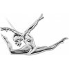 Mikelart, Strieborný prívesok gymnastka GA10, striebro 925/1000 Mikelart, Strieborný prívesok gymnastka GA10, striebro 925/1000