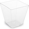 WIMEX Pohárik Finger Food hranatý, čírý 5,0x5,0x4,5 cm-60ml