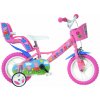 Detský bicykel 12 Dino bikes PEPPA PIG s príslušenstvom Detský bicykel 12 Dino bikes PEPPA PIG s príslušenstvom
