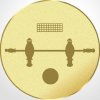 D1-14C/G - Emblém (pr.25mm) stolný futbal zlatý - 2,5 cm D1-14C/G - Emblém (pr.25mm) stolný futbal zlatý - 2,5 cm