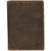 Greenburry kožená dokladovka 328B-25 hnedá