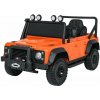 JOKO Elektrické autičko Land Rover Defender 110 SVX Concept 2x100W 24V, penové kolesá, kožené sedadlo, oranžové JOKO Elektrické autičko Land Rover Defender 110 SVX Concept 2x100W 24V, penové kolesá, kožené sedadlo, oranžové