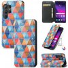 Peňaženkové 3D puzdro CaseNeo na Samsung Galaxy S24 Ultra 5G - Rhombus Mandala Peňaženkové 3D puzdro CaseNeo na Samsung Galaxy S24 Ultra 5G - Rhombus Mandala