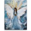 Obraz na plátne - Zimný anjel - 60x80 cm - výroba CZ Obraz na plátne - Zimný anjel - 60x80 cm - výroba CZ