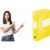 Esselte Standard archívny box žltý A4 80 mm