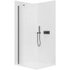 CERANO - Sprchová zástena Walk-in Onyx YL/P - 8 mm - čierna matná, ryhované sklo - 150x200 cm CERANO - Sprchová zástena Walk-in Onyx YL/P - 8 mm - čierna matná, ryhované sklo - 150x200 cm