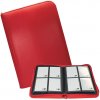 Ultra Pro Vivid 4-Pocket Zippered PRO-Binder Red