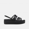 Crocs Crocs Brooklyn Strappy LowWdgW Blk Crocs Crocs Brooklyn Strappy LowWdgW Blk