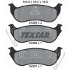 Sada brzdových platničiek kotúčovej brzdy TEXTAR 2435501 Sada brzdových platničiek kotúčovej brzdy TEXTAR 2435501