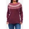 Dámsky sveter Fjallraven Ovik Knit Sweater - dark garnet Dámsky sveter Fjallraven Ovik Knit Sweater - dark garnet