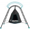 TP Toys oceľová preliezka UFO so závesným kreslom 122 x 217 x 201 cm čierno - modrá TP Toys oceľová preliezka UFO so závesným kreslom 122 x 217 x 201 cm čierno - modrá