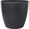 Plastia Kvetináč Perla 14 cm - antracit Plastia Kvetináč Perla 14 cm - antracit