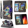 Peňaženkové kožené puzdro na Xiaomi Redmi Note 8T - Big Butterfly Peňaženkové kožené puzdro na Xiaomi Redmi Note 8T - Big Butterfly