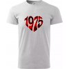 1975 v srdci - Klasické pánske tričko vyššej gramáže - XS ( Svetlosivý melír ) 1975 v srdci - Klasické pánske tričko vyššej gramáže - XS ( Svetlosivý melír )