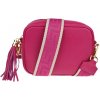 NovaKabelka.sk Bala Fuxia s prídavným popruhom II kožená talianska crossbody kabelka ružová NovaKabelka.sk Bala Fuxia s prídavným popruhom II kožená talianska crossbody kabelka ružová