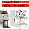 Lelit MaraX PL62X EUCWV2 White + William PL72-P Lelit MaraX PL62X EUCWV2 White + William PL72-P