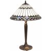 Clayre & Eef Tiffany stolná lampa Femme - Ø 40 * 62 cm - Clayre & Eef Clayre & Eef Tiffany stolná lampa Femme - Ø 40 * 62 cm - Clayre & Eef