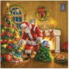 PAW SDL231800 Santa is Here servítky 3V vianočné 20ks 33x33cm