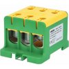 ELEMAN Svorka univerzálna trojitá UK 95/3 PE, 245A, 3x95mm2 1pól., AL/CU, krytá, zeleno-žltá, na DIN a Montážnu dosku ELEMAN Svorka univerzálna trojitá UK 95/3 PE, 245A, 3x95mm2 1pól., AL/CU, krytá, zeleno-žltá, na DIN a Montážnu dosku