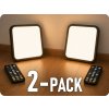 V-TAC LED svietidlo s mikrovlnným a svetelným senzorom 36W, 3820lm, 4000K, hranaté, čierny rám/2-PACK! V-TAC LED svietidlo s mikrovlnným a svetelným senzorom 36W, 3820lm, 4000K, hranaté, čierny rám/2-PACK!