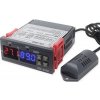 Digitální panelový termostat + hygrostat STC-3028 , rozsah -20 ~ +80°C, napájanie 230VAC (M452E)