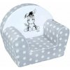 Detské kreslo New Baby Zebra sivé Detské kreslo New Baby Zebra sivé