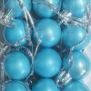 Vianočné gule tyrkysové matné 2,5 cm 36 ks Vianočné gule tyrkysové matné 2,5 cm 36 ks