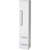 Mereo CN667 skrinka vysoká závesná ľavá, biela/biela Mereo CN667 skrinka vysoká závesná ľavá, biela/biela
