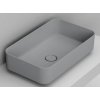 Ceramica Dolomite Noemi umývadlo 60x36 cm obdĺžnik pultové umývadlo sivá/kamenná matná D311145 Ceramica Dolomite Noemi umývadlo 60x36 cm obdĺžnik pultové umývadlo sivá/kamenná matná D311145