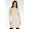 Litex Dámske šaty s dlhým rukávom 7F076 béžová L Litex Dámske šaty s dlhým rukávom 7F076 béžová L