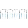 Reťaz MagicHome Vianoce Icicle, 12x LED studená biela, 12 cencúľov, 3xAA, IP44, exteriér, osvetlenie Reťaz MagicHome Vianoce Icicle, 12x LED studená biela, 12 cencúľov, 3xAA, IP44, exteriér, osvetlenie
